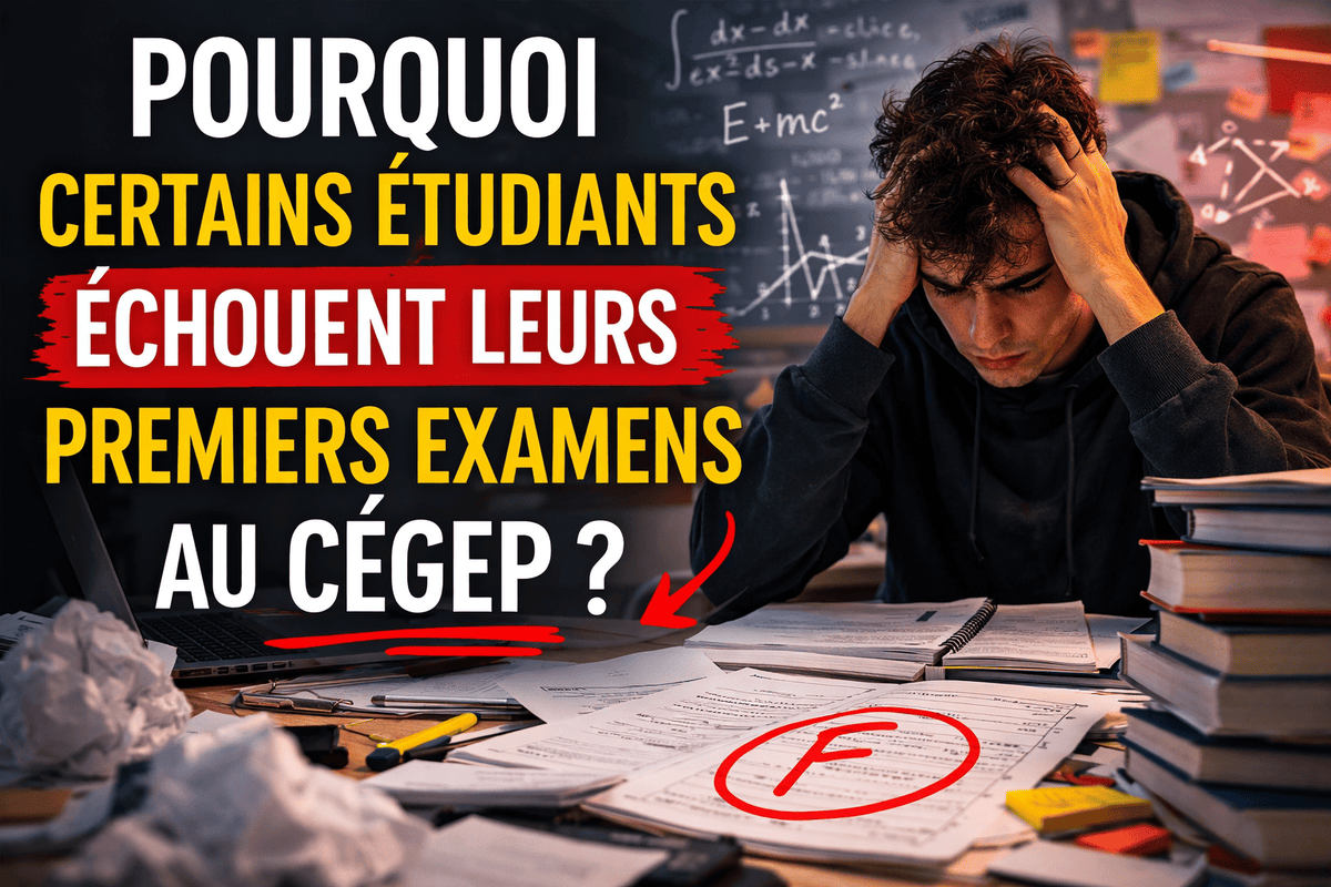 Pourquoi certains étudiants échouent leurs premiers examens au cégep ...